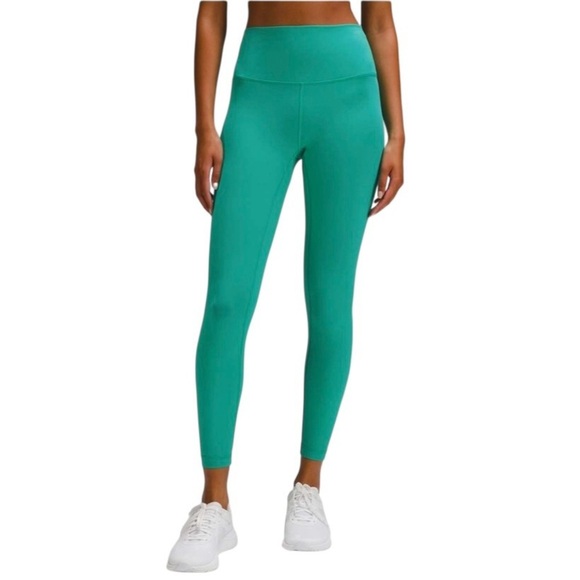 Lululemon Wunder Train High Rise Tight Legging 25" Kelly Green Size 8 - Picture 1 of 12